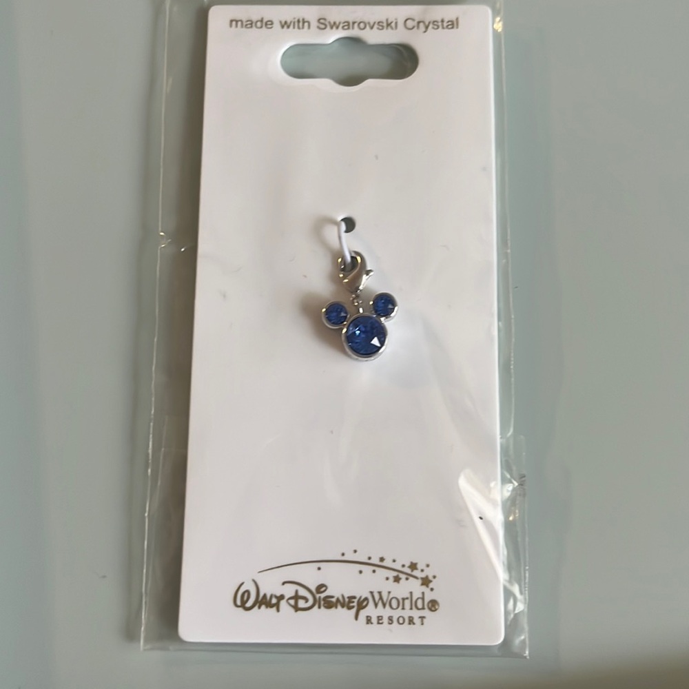 Disney Resort Mickey Blue Stone Charm